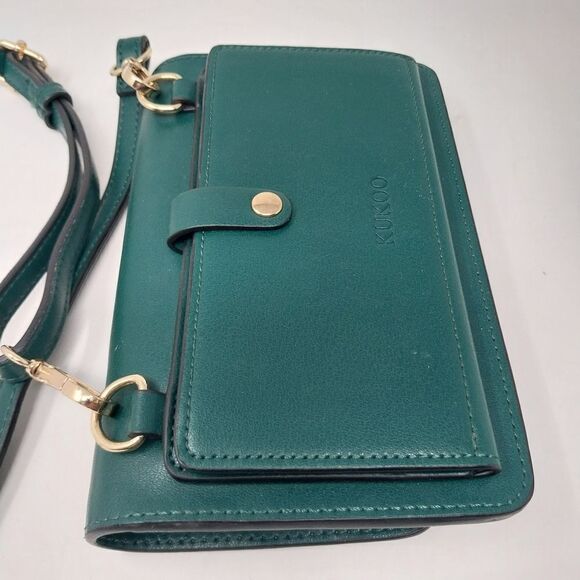 KUKOO CROSSBODY WALLET. Dark green. - Picture 9 of 16